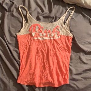 Pink and White Tank Top